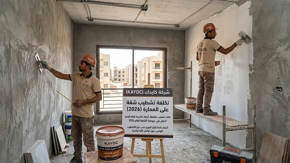 تكلفة تشطيب شقة على المحارة