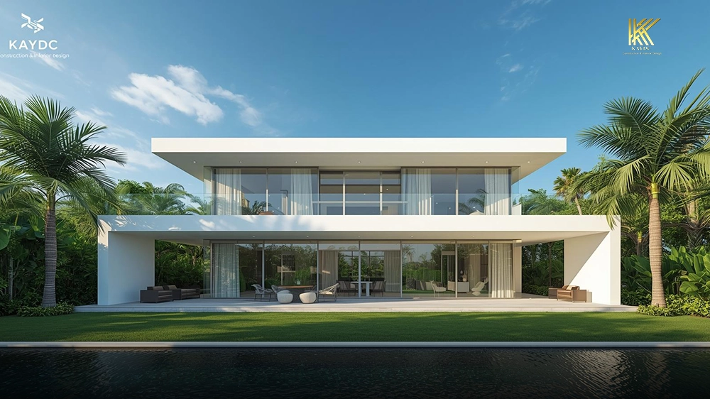 مميزات تصميم فيلا دورين 120 متر مع شركة كايدك