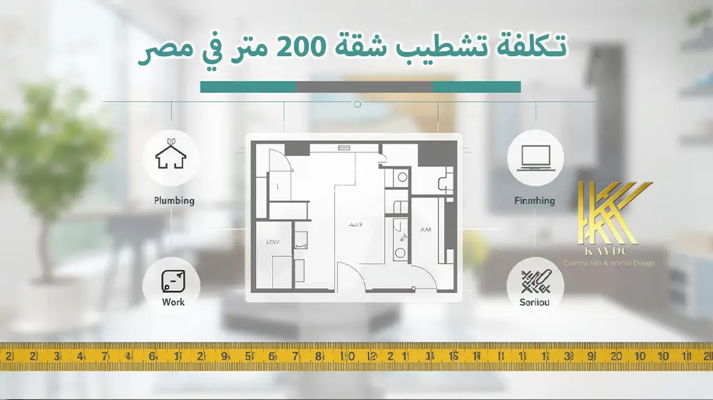 تكلفة تشطيب شقة 200 متر في مصر