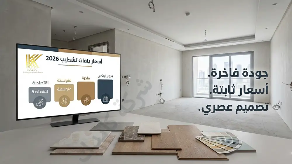 أسعار باقات التشطيب 2026